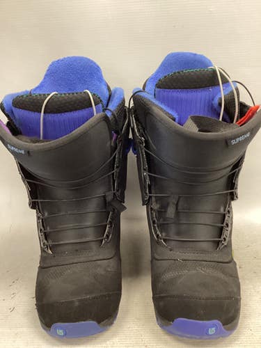 Used Burton INFINITE RIDE 4 Womens Snowboard Boots Black Senior 8.5 11851-S000040606