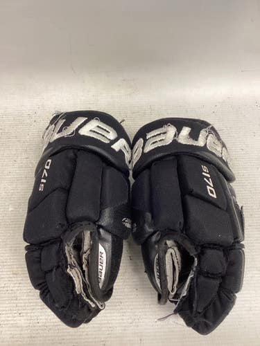 Used Bauer SUPREME 170S Junior Gloves Black 11" 11851-S000040599