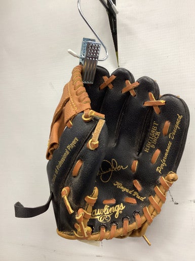 Used Rawlings DEREK JETER BB/SB Glove RH Throw Black 9" 11851-S000040585