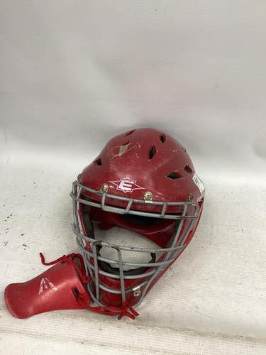 Used Easton CATCHERS Catchers Helmet w/Mask Red One Size 11851-S000040571