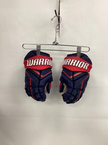 Used Warrior PRO Junior Gloves Red And Navy Blue 11" 11851-S000040557