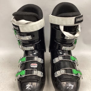 Used Dalbello GREEN MENACE Boys DH Ski Boot Black 245 MP - M06.5 - W07.5 11851-S000040512