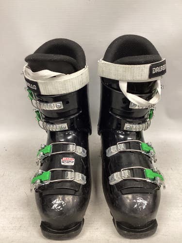 Used Dalbello GREEN MENACE Boys DH Ski Boot Black 245 MP - M06.5 - W07.5 11851-S000040512