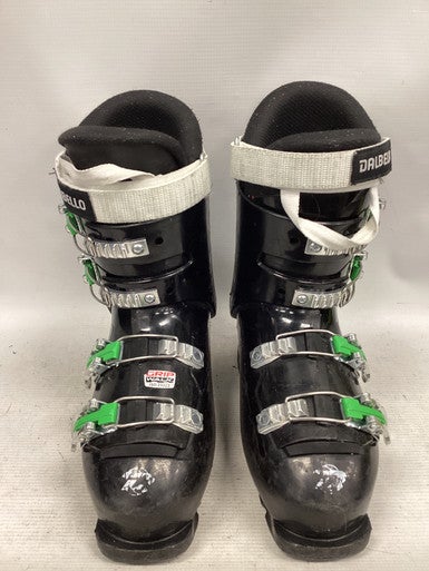 Used Dalbello GREEN MENACE Boys DH Ski Boot Black 245 MP - M06.5 - W07.5 11851-S000040512
