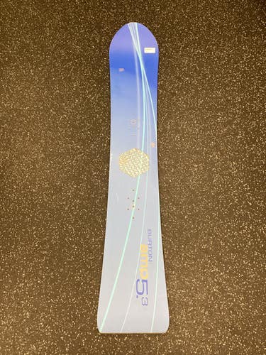 Used Burton AMP 5.3 Mens Snowboard Only Royal Blue 153 cm 11851-S000040510