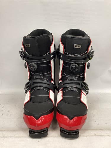Used APEX MC.3 Mens DH Ski Boot White/Black/Red 300 MP - M12 11851-S000040416