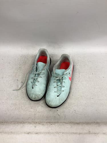 Used Nike Soccer Turf Shoes Teal Junior 02 11851-S000040412