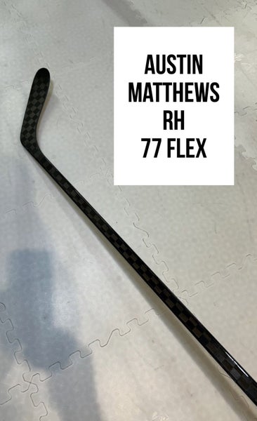 Senior(1x)Right Matthews 77 Flex Toe Pattern ProBlackStock™ Unbranded Pro Stock Hockey Sticks