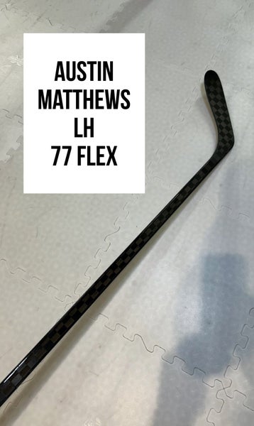 Senior(1x)Left Matthews 77 Flex ProBlackStock™ Unbranded Pro Stock Hockey Sticks