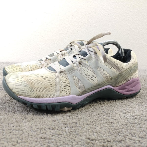 Merrell Siren Hex Q2 Trail Hiking Shoes Womens Size 6.5 Sneakers Cream Purple