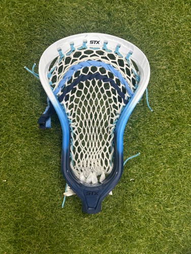 STX Hammer 1K Strung Head (New) dyed blue with hero 4.0
