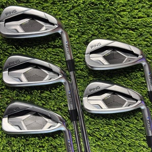 Right Handed Ping G430 golf iron set 6-PW, Blue dot 1*  upright Stiff Flex Steel