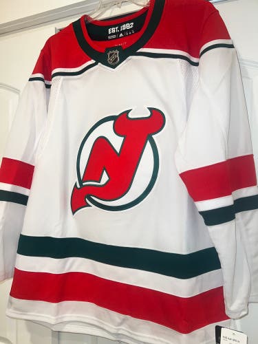 New Jersey DEVILS Away HERITAGE Alternate MENS 52 Adidas NHL Hockey Jersey