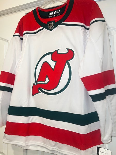 New Jersey DEVILS Away HERITAGE Alternate MENS 52 Adidas NHL Hockey Jersey