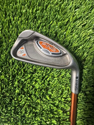 Right Handed Ping G10 6 Iron Black Dot TFC129 Soft Regular Flex Graphite Shaft