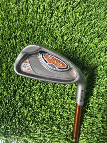 Right Handed Ping G10 7 Iron Black Dot TFC129 Soft Regular Flex Graphite Shaft