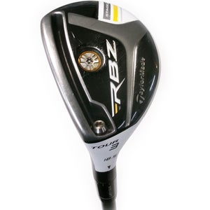 LH TaylorMade RBZ Stage 2 Tour 18.5* 3 Hybrid Graphite Rocket Fuel 80g Regular