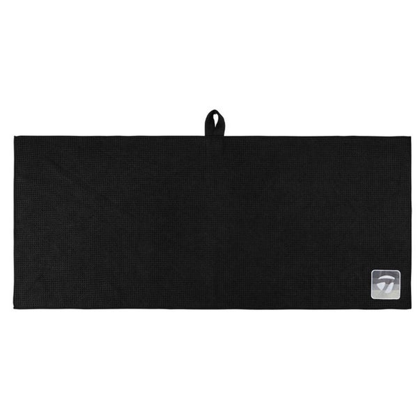 NEW TaylorMade Magnet TBug Black 17x40 Players Golf Towel