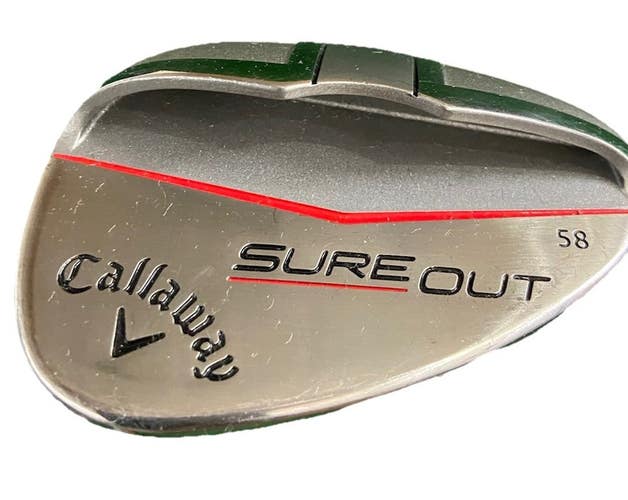 Callaway Sure Out Lob Wedge 58*12 RH KBS 90 Stiff Steel 35" Great Factory Grip