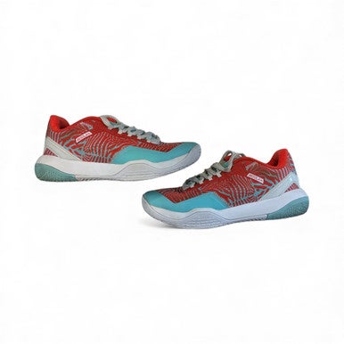 Used Basketball Shoes M Turquoise And Orange Senior 7 11873-S000219714