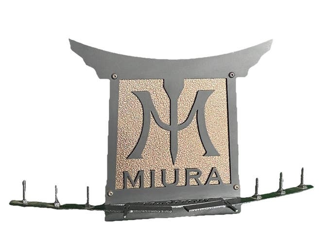 Miura Tradition Metal Shop Display Sign Approximately 19" x 11" Super Rare