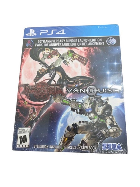 Bayonetta & Vanquish 10th Anniversary Steelbook Edition PS4 BRAND NEW SEALED