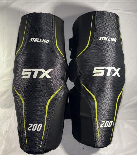 STX Stallion 200 Lacrosse Elbow Pads Arm Pads Black Size: Youth LARGE