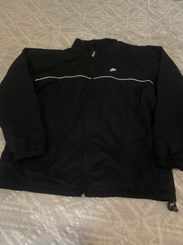 Nike Athletics Full Zip Track Jacket Adult XL Black