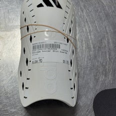 Used Adidas Soccer Shin Guards Junior White MD 11497-S000154051