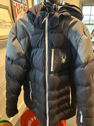 Black Men's Adult Large Spyder Jacket (Used)