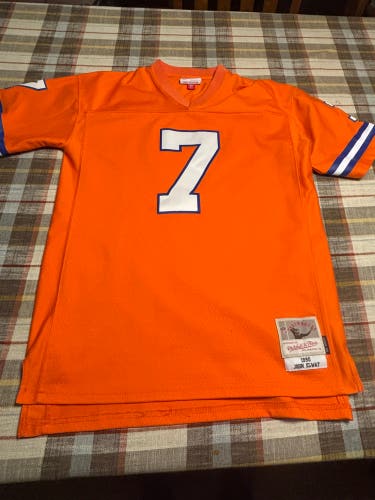 Orange XL Boys Mitchell & Ness Jersey (Used)