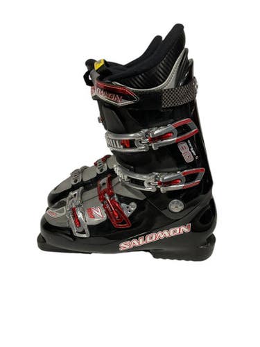 Used Salomon 7 IMPACT Mens DH Ski Boot Black 285 MP - M10.5 - W11.5 11847-S000031334