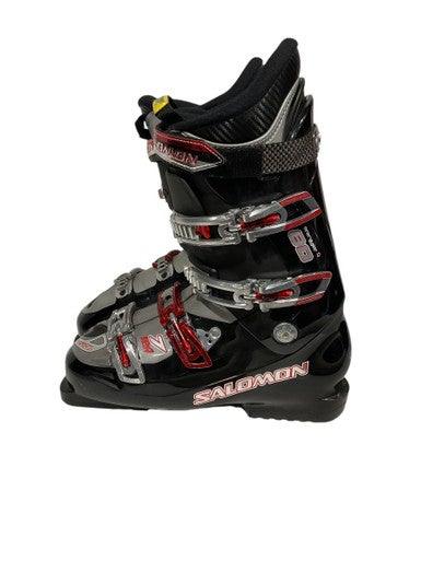 Used Salomon 7 IMPACT Mens DH Ski Boot Black 285 MP - M10.5 - W11.5 11847-S000031334