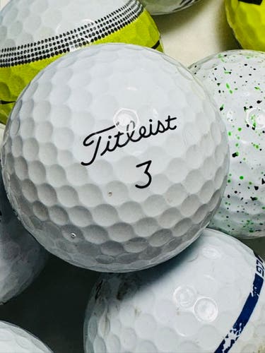 72 new top brand golf balls