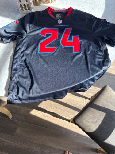 Men's Houston Texans Derek Stingley Jr. Nike Navy H-Town Alternates