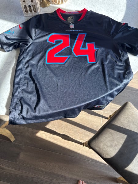 Men's Houston Texans Derek Stingley Jr. Nike Navy H-Town Alternates