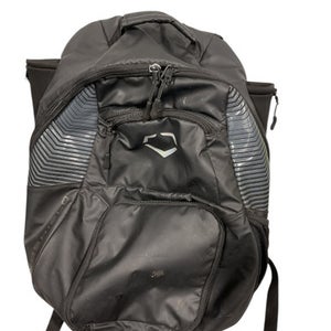 Used Evoshield BASEBALL BAG BB/SB Player Carry Bag Black 11847-S000031315