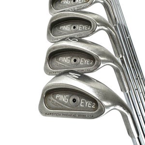 Used Ping EYE 2 BLACK DOT Mens Iron Set RH 3I-PW 11506-S000288590