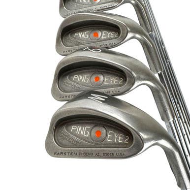 Used Ping EYE 2 ORANGE DOT Mens Iron Set RH 3I-PW 11506-S000290885