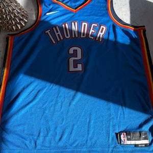 Oklahoma City Thunder Shai Gilgeous-Alexander Nike Blue Swingman Jersey - Icon Edition
