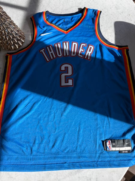 Oklahoma City Thunder Shai Gilgeous-Alexander Nike Blue Swingman Jersey - Icon Edition