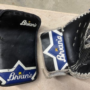 Brian's Glove and blocker