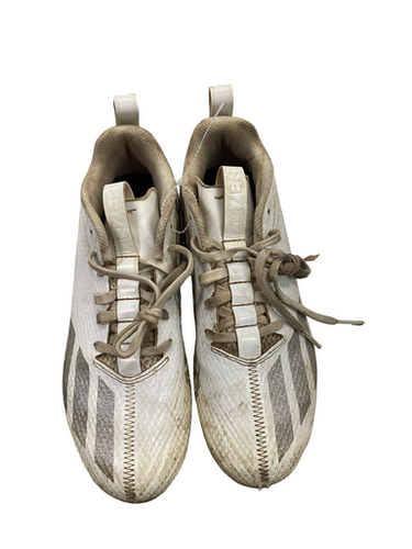 Used Adidas ADIZERO Jr FB Cleats White Junior 05 11613-S000172616