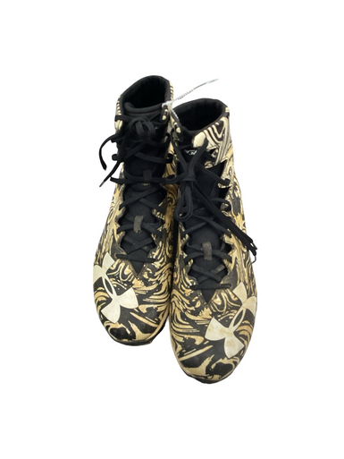 Used Under Armour HIGHLIGHT Adult FB Cleats Black Senior 9.5 11613-S000172608