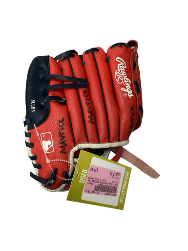 Used Rawlings PLAYERS SERIES BB/SB Glove RH Throw Red 8" 11613-S000172578