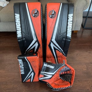 Vaughn SLR4 Pro Carbon Regular Goalie Pads, Glove, & Blocker set - 34+1