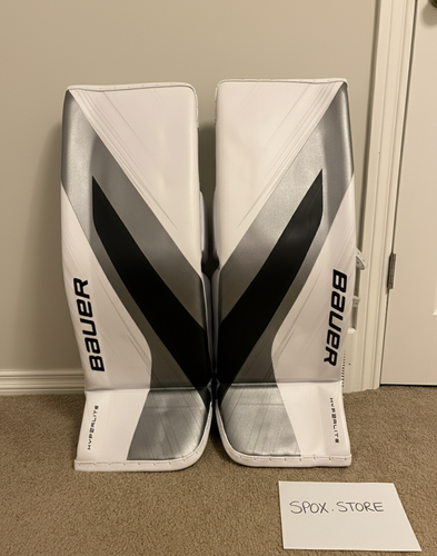 Bauer Hyperlite 2 Pro Stock Senior Goalie Leg Pads (READ DESCRIPTION)