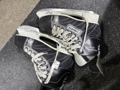Used Bauer SUPREME SILVER COMP Senior Hockey Skate Senior 9 11605-S000210552