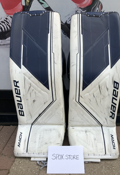 Bauer Supreme Mach Goalie Leg Pads | Senior 34" | Game-Ready Elite Performance (READ DESCRIPTION)