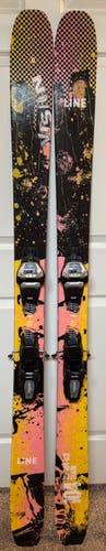 2025 Line Vision 104 178 cm All Mountain Skis With Marker Griffon Demo Bindings Max Din 13 (New)